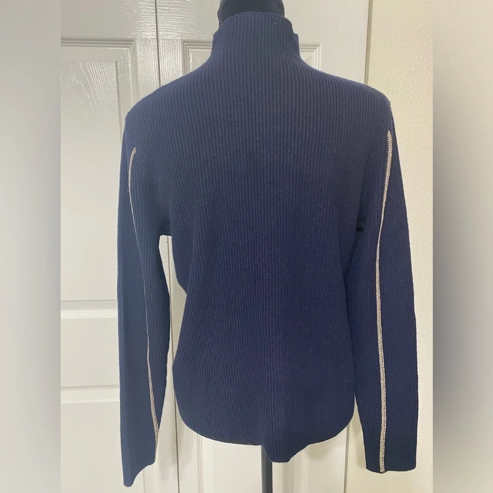 - Studio Park Blue women pullover sweater size L - Picture 2 of 8